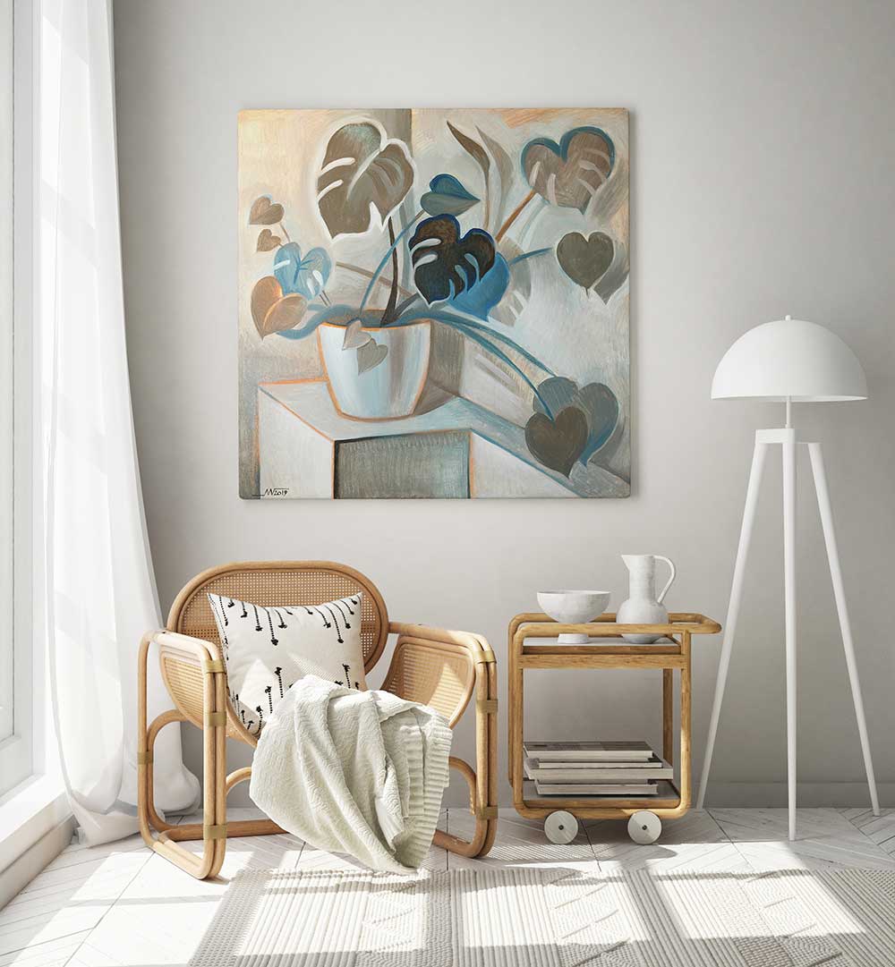 MONSTERA , RETRO ART