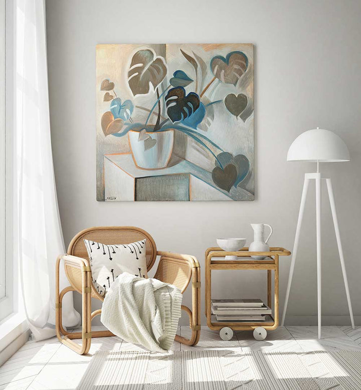 MONSTERA , RETRO ART