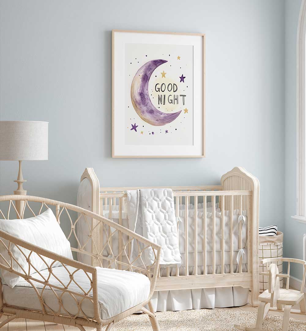 MOONLIT SLUMBER , KIDS ROOM PAINTINGS
