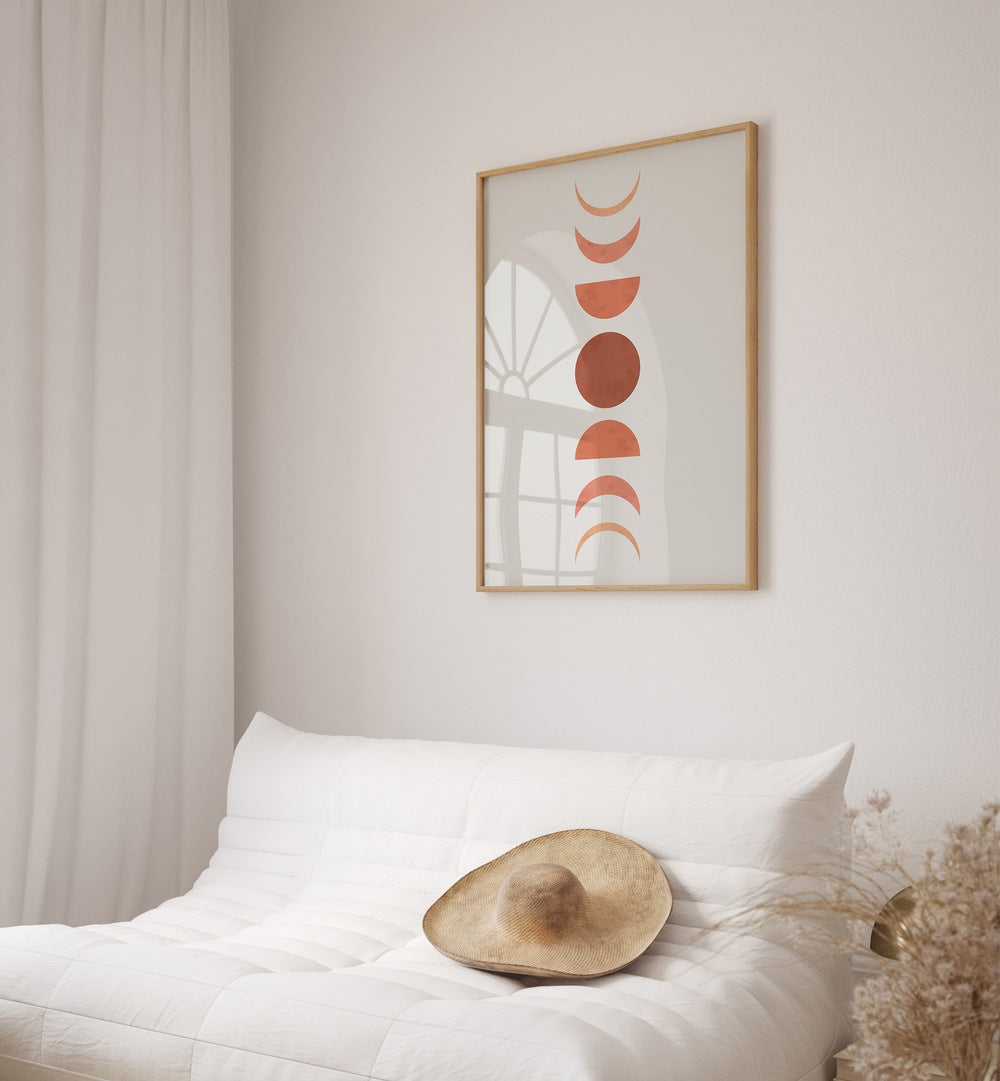 Stylish MOON PHASES, BOHO ART PAINTINGS enhance your space with lunar beauty and bohemian charm. Perfect for any decor.
