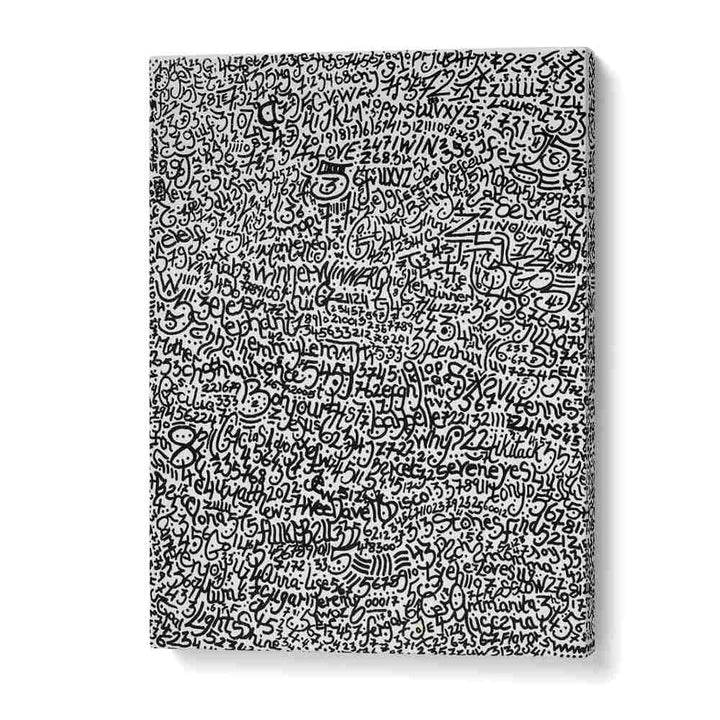 Mopi Doodle Art Artwork in Gallery Wrap