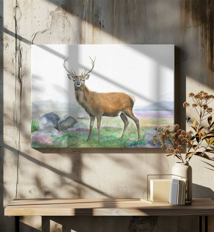 MORELAND STAG , ANIMAL PAINTINGS