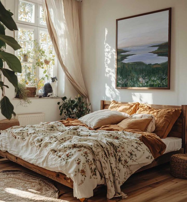 MORNING BLOSSOM , LANDSCAPE PAINTINGS