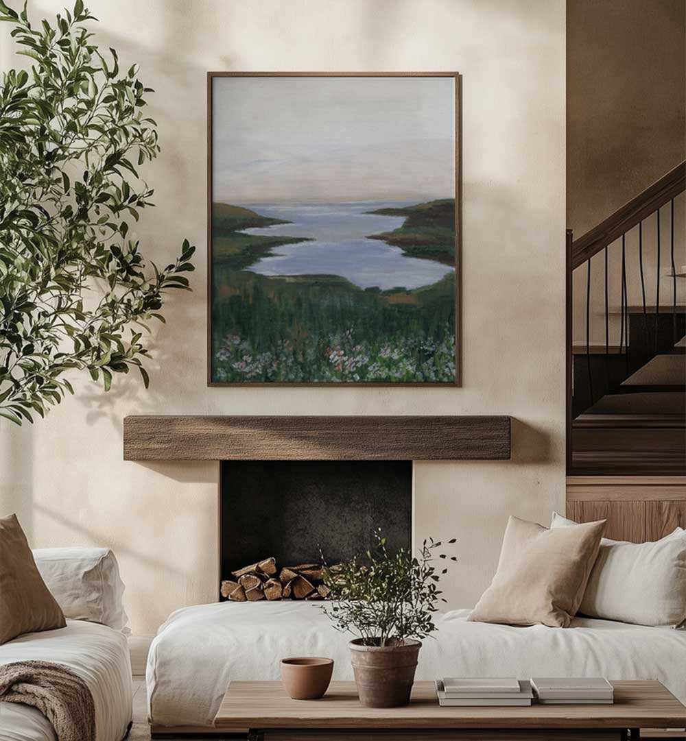 MORNING BLOSSOM , LANDSCAPE PAINTINGS
