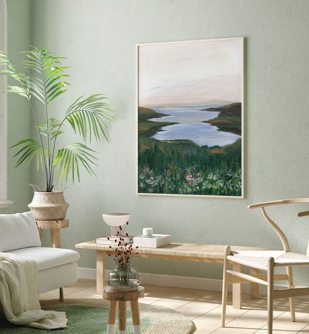 MORNING BLOSSOM , LANDSCAPE PAINTINGS