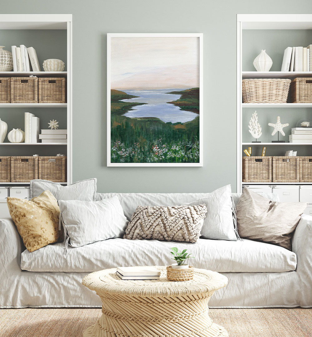 MORNING BLOSSOM , LANDSCAPE PAINTINGS