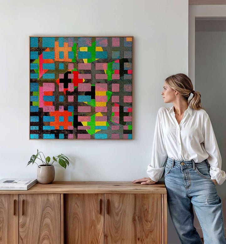 MORNING GARDEN WALL , PATTERN ART PRINTS