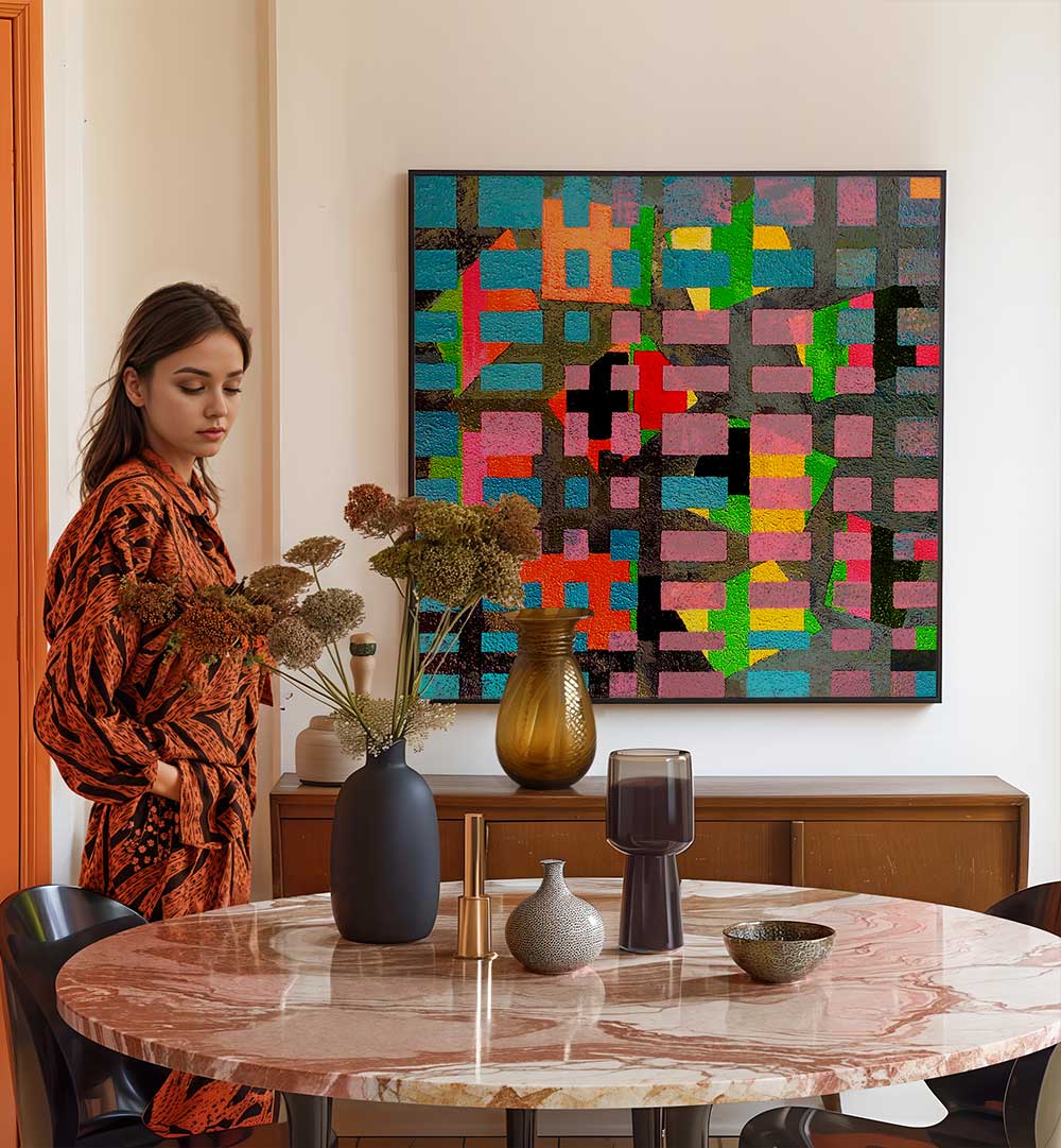 MORNING GARDEN WALL , PATTERN ART PRINTS