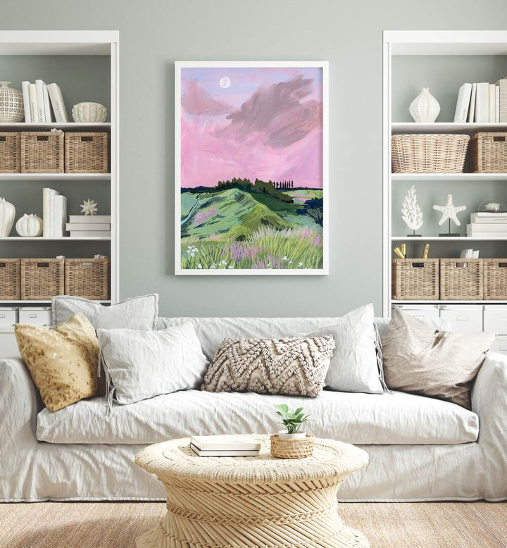 MORNING CALM BY SARAH GESEK , LANDSCAPE ART PRINTS