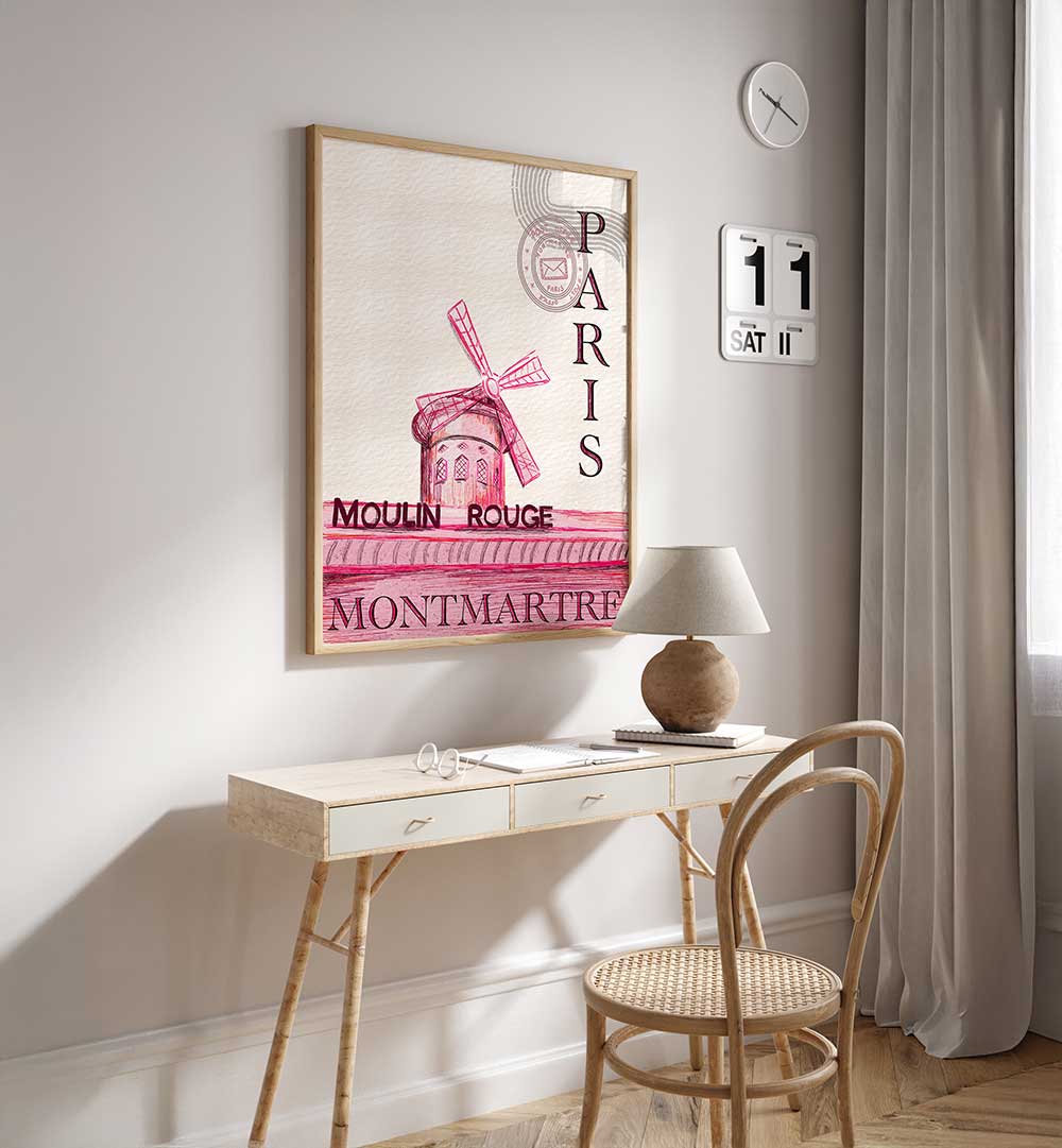 MOULIN ROUGE PARIS , TRAVEL POSTERS