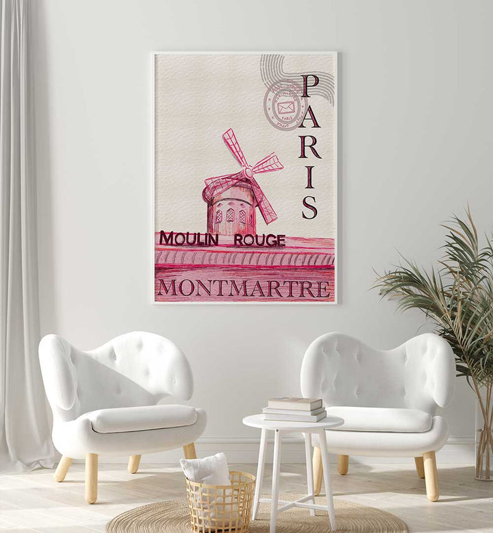 MOULIN ROUGE PARIS , TRAVEL POSTERS