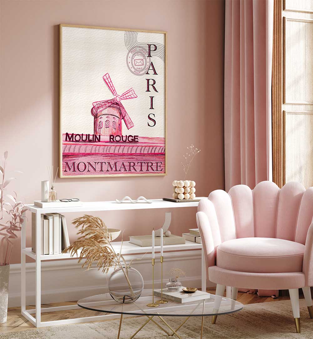 MOULIN ROUGE PARIS , TRAVEL POSTERS