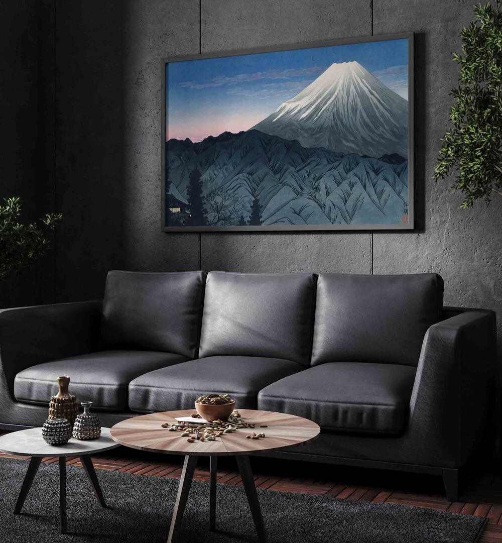 Mount Fuji  Japanese Art Artwork Placed on a wall In A Living Room 