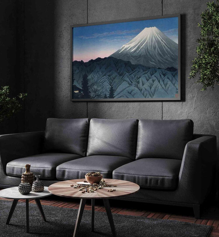 Mount Fuji  Japanese Art Artwork Placed on a wall In A Living Room 