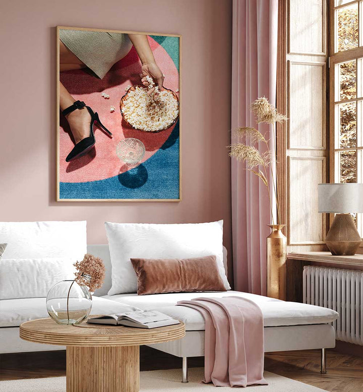 Transform your space with MOVIE NIGHT I, FASHION POSTERS featuring chic abstract art and stylish decor elements.