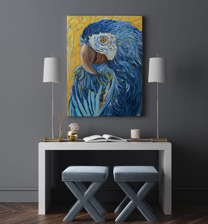 MR. BLUE , ANIMAL PAINTINGS