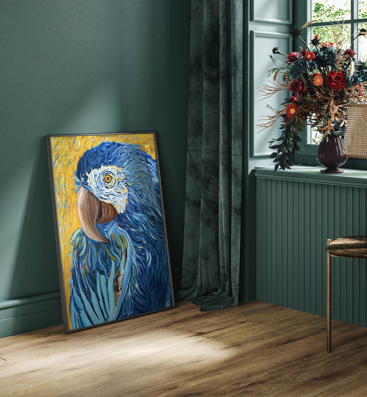 MR. BLUE , ANIMAL PAINTINGS