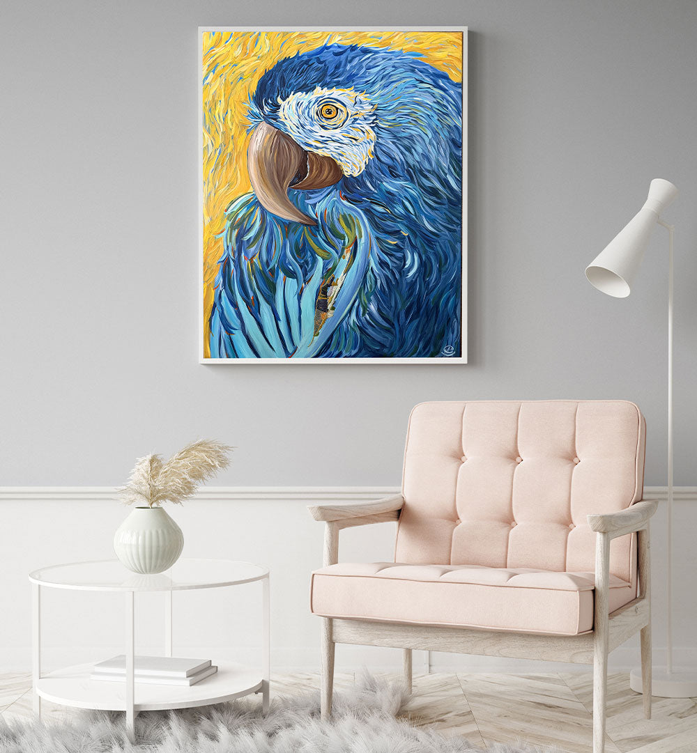 MR. BLUE , ANIMAL PAINTINGS