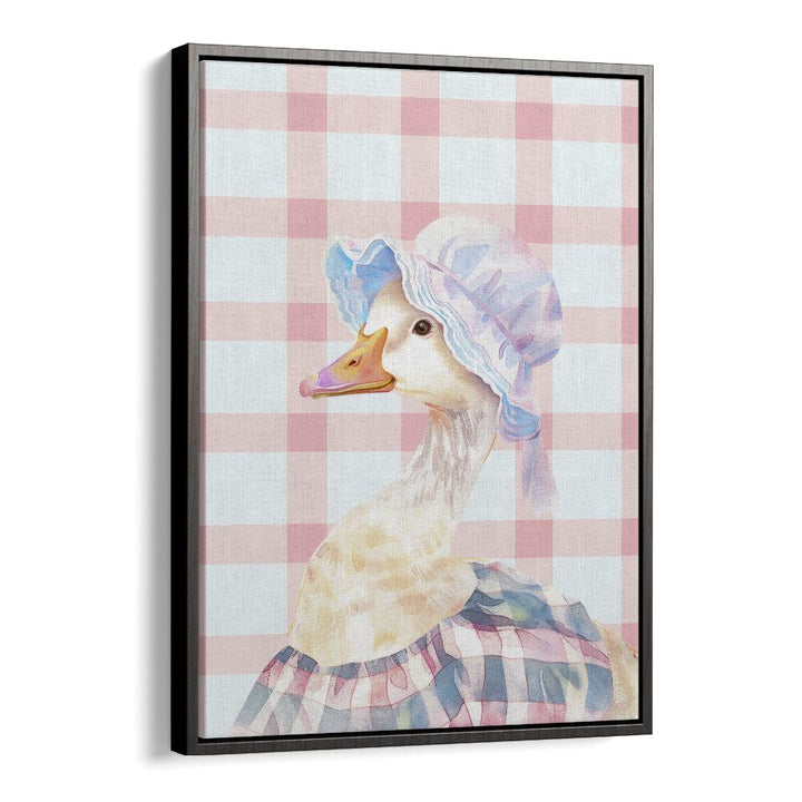 Mrs. Ping I Kids Art Artwork in Black Floater Frame
