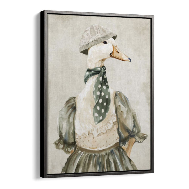 Mrs. Ping II Kids Art Artwork in Black Floater Frame
