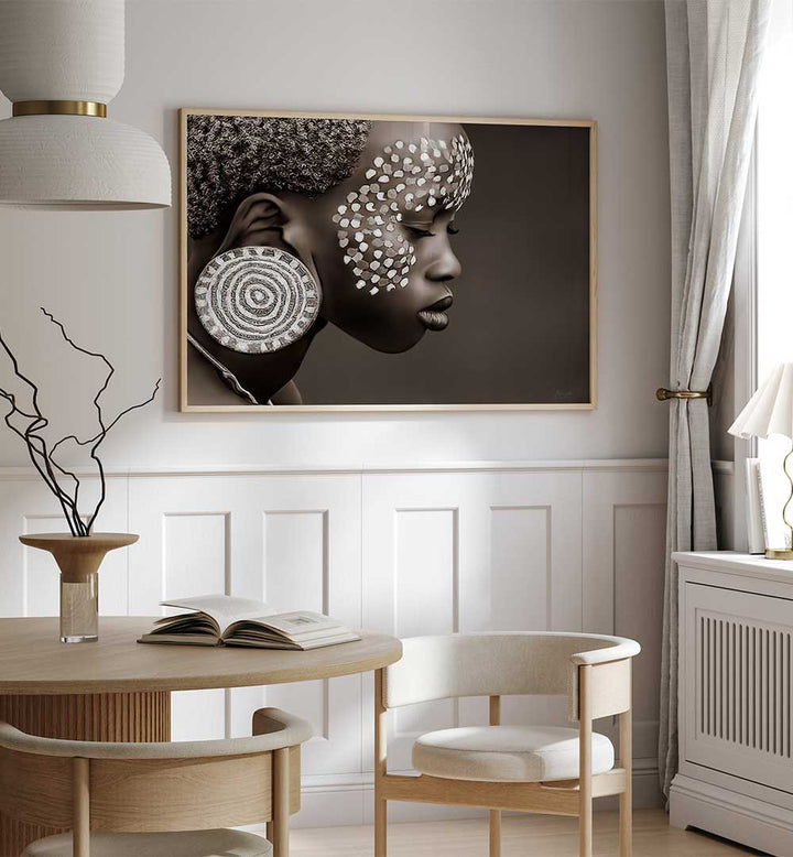 Elegant MURSI GIRL, PORTRAITS showcasing stunning artistry and emotional depth in home decor.
