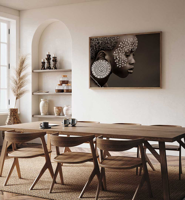 Stunning MURSI GIRL, PORTRAITS showcasing unique beauty and emotional depth in modern decor. Perfect for art lovers.