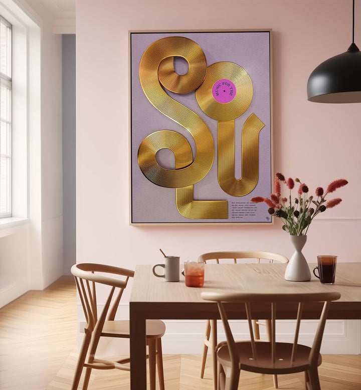 Stylish MUSIC FOR THE SOUL, MUSIC POSTERS enhance your space, creating an inspiring ambiance for relaxation and reflection.