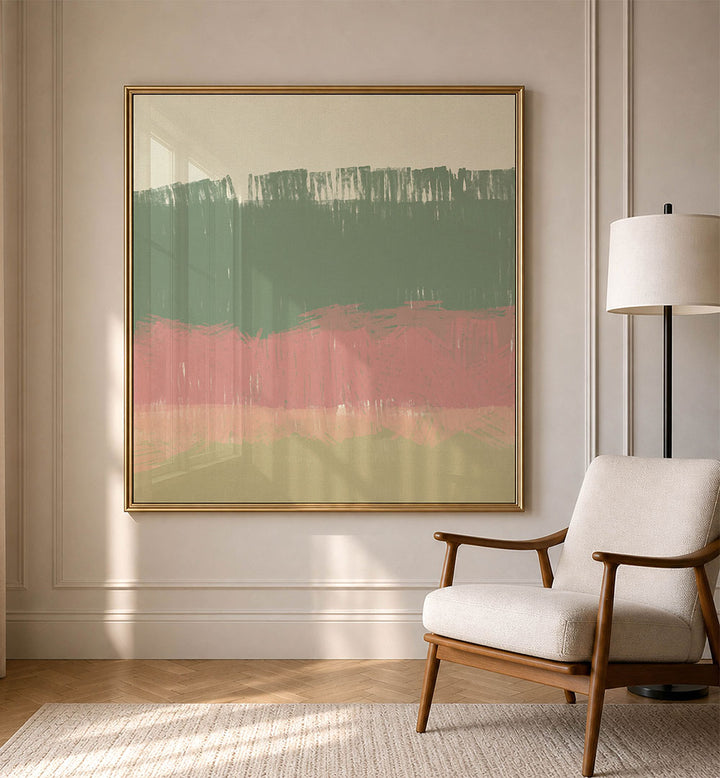 MUTED EARTH TONES ABSTRACT