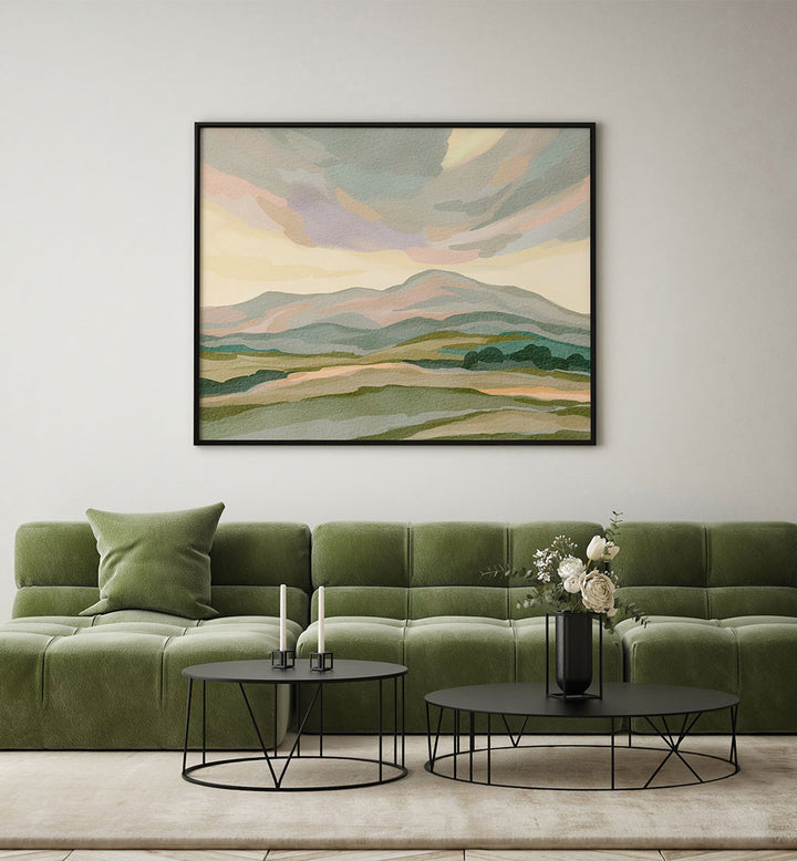 MUTED MOUNTAIN LANDSCAPE