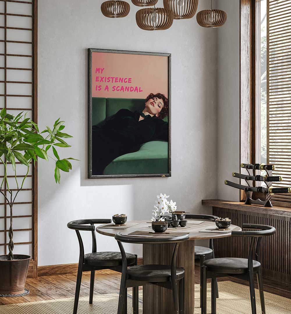 MY EXISTENCE IS A SCANDAL , ALTERED ART PRINTS