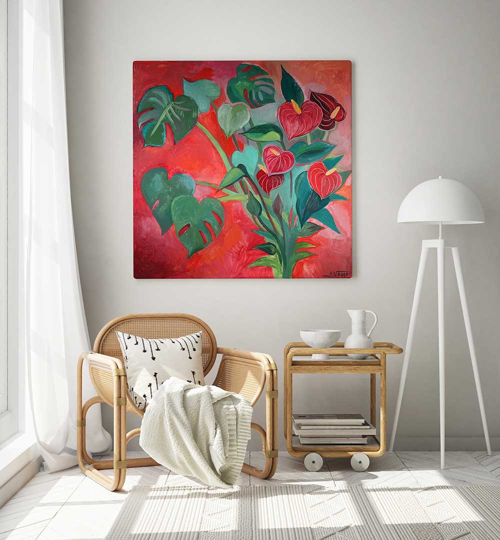 MY PLANTS II , RETRO ART