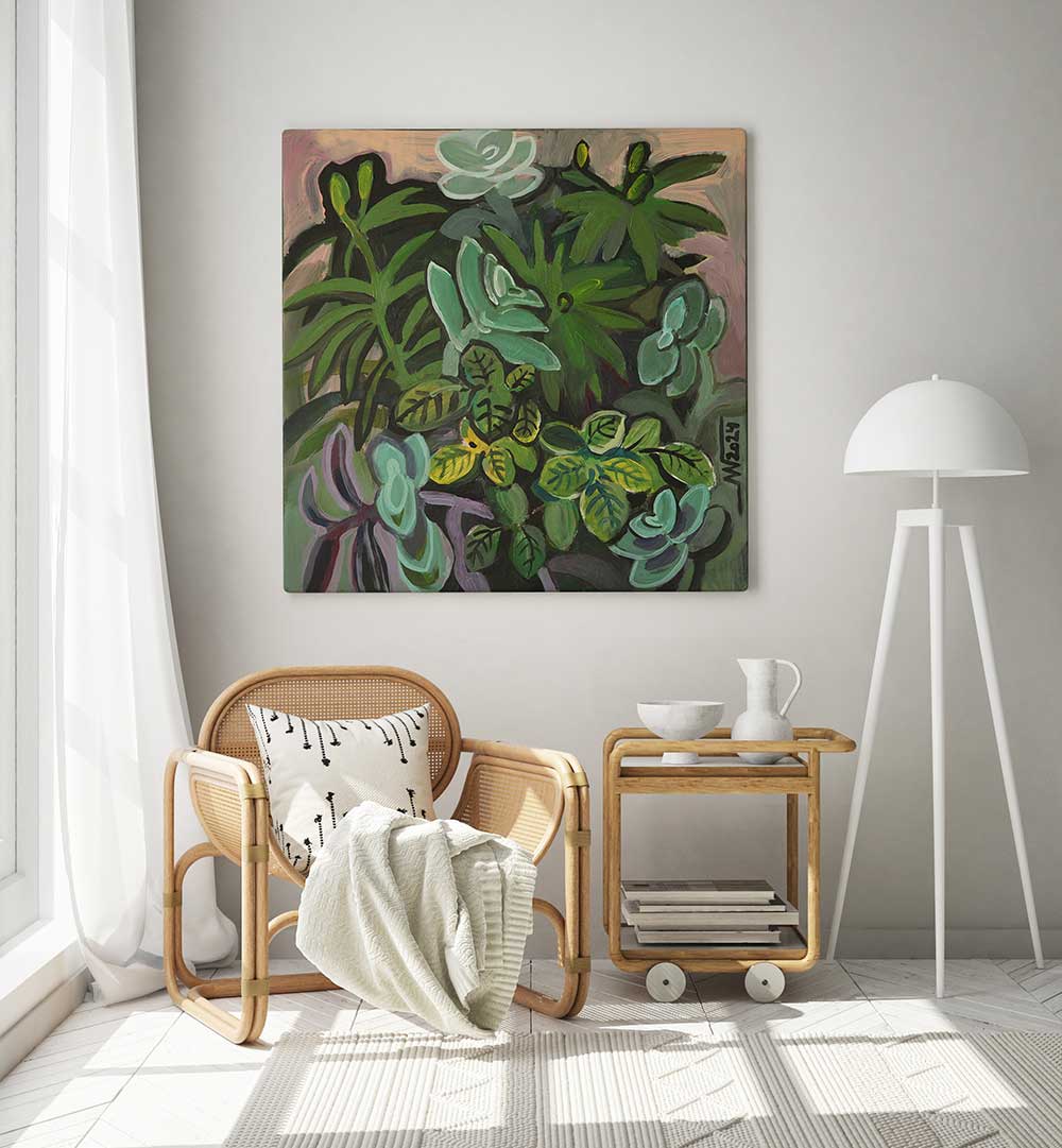 MY PLANTS , RETRO ART