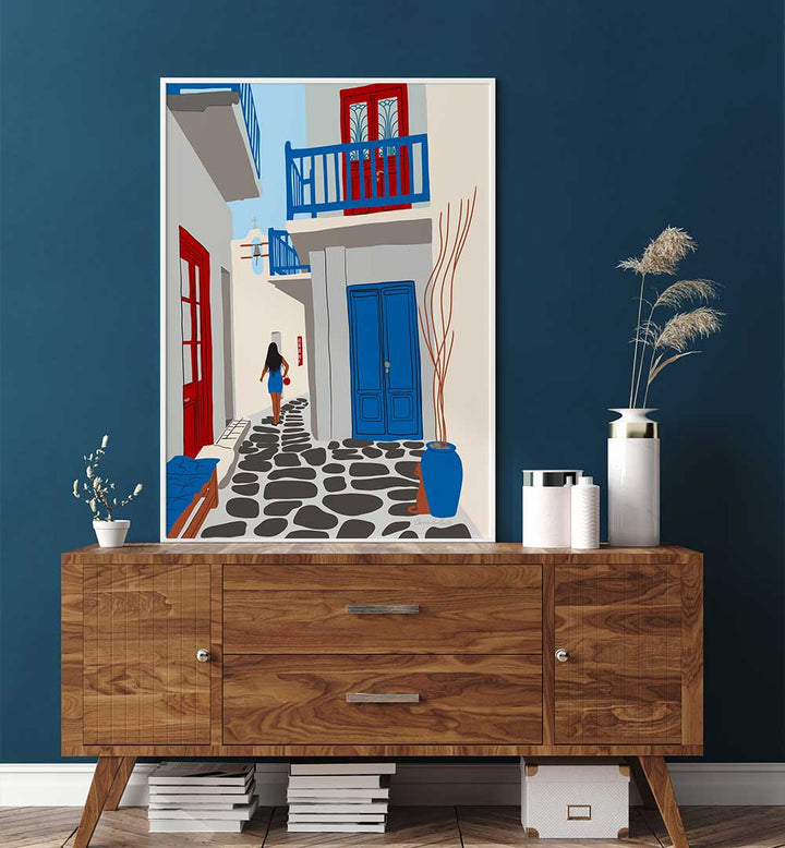 MYKONOS ALLE , TRAVEL POSTERS