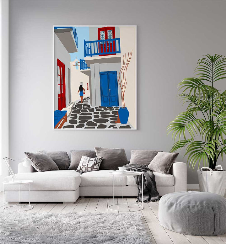 MYKONOS ALLE , TRAVEL POSTERS