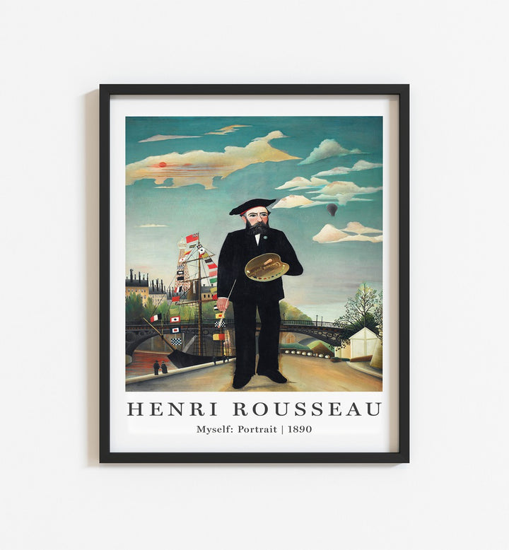 MYSELF PORTRAIT (1890) II , VINTAGE PAINTINGS