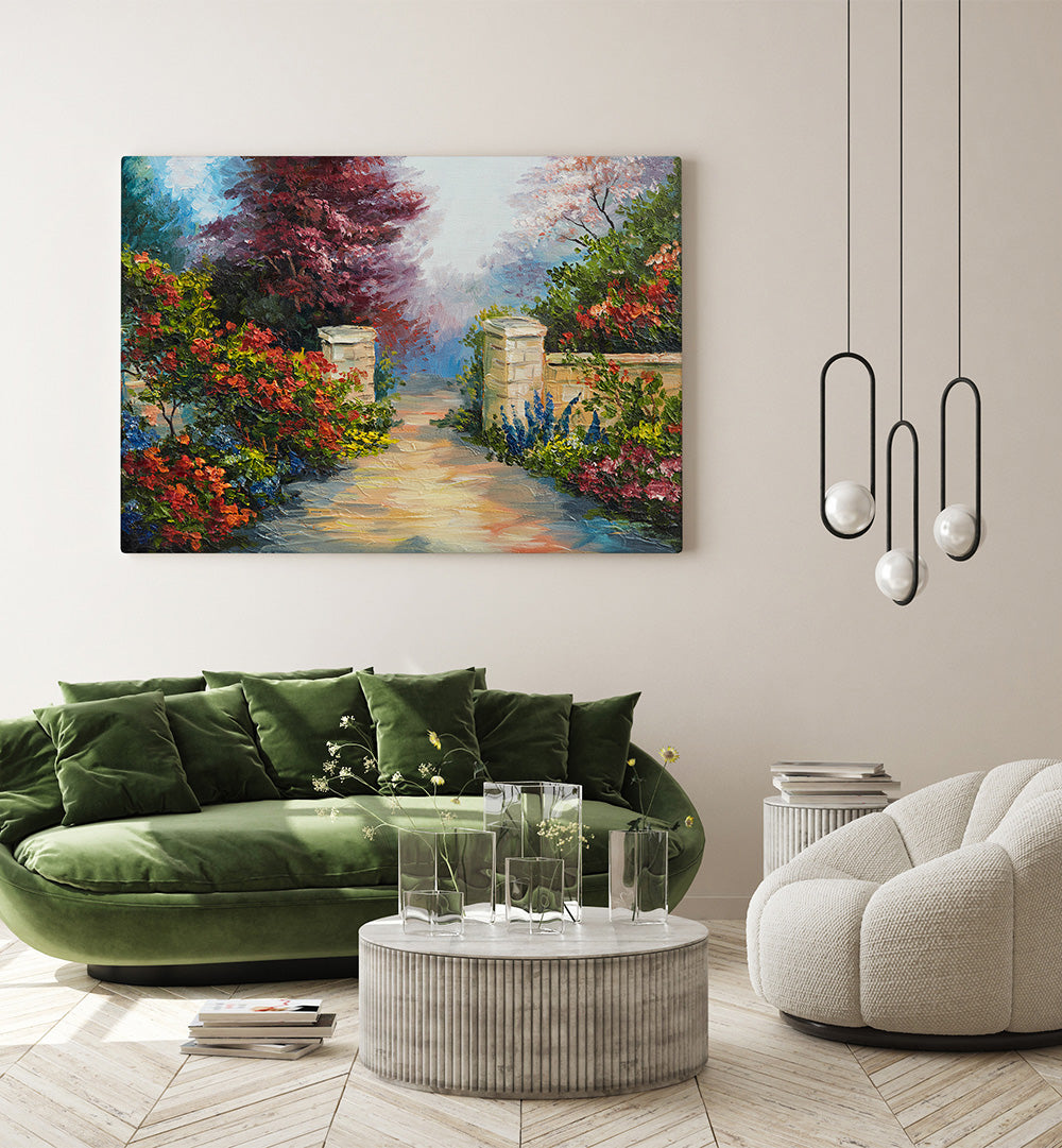 MYSTIC BLOSOOMS , VINTAGE EUROPEAN PAINTINGS