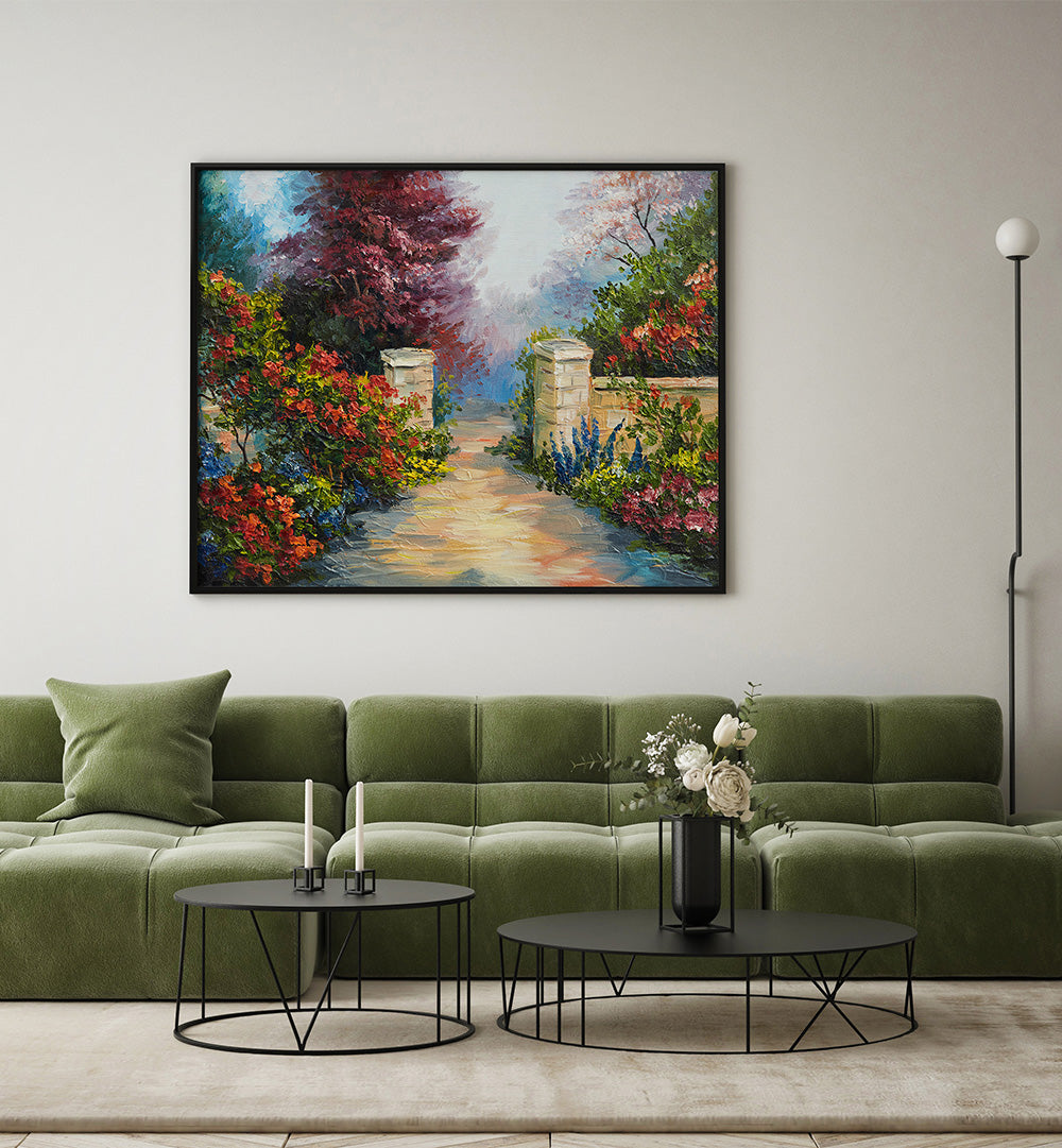 MYSTIC BLOSOOMS , VINTAGE EUROPEAN PAINTINGS