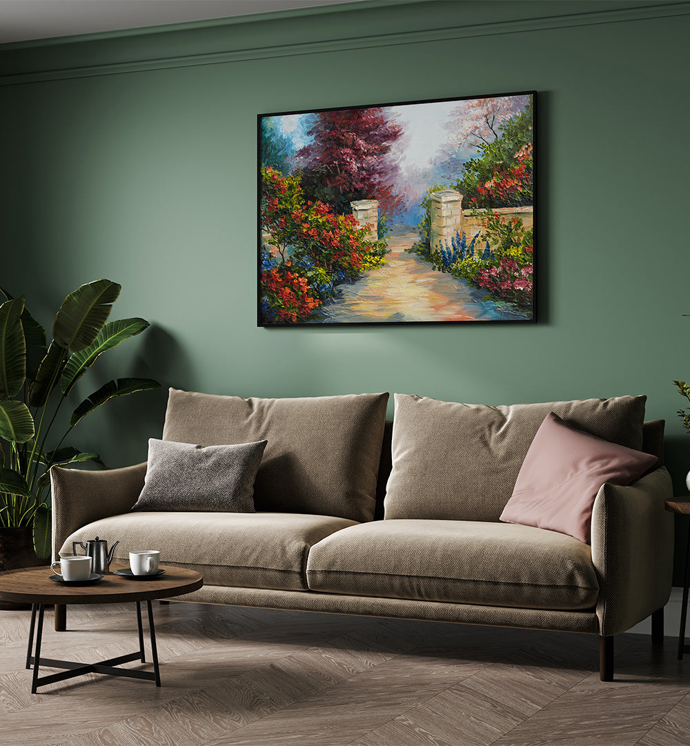 MYSTIC BLOSOOMS , VINTAGE EUROPEAN PAINTINGS