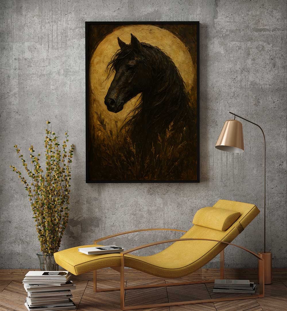 MAJESTIC GALLOP , EXPRESSIONISM PAINTINGS