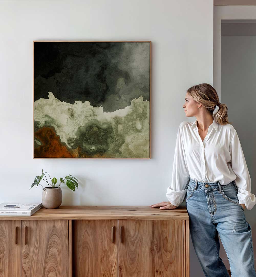 MARBLE ABSTRACTION I , ABSTRACT PAINTINGS