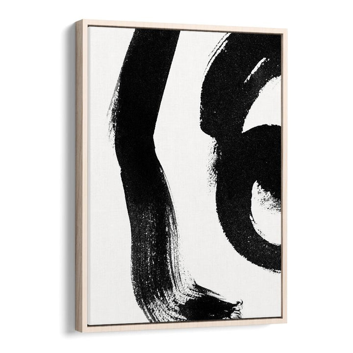 Maybe Abstract Paintings Abstract Art Prints in Oak Wood Floater Frame