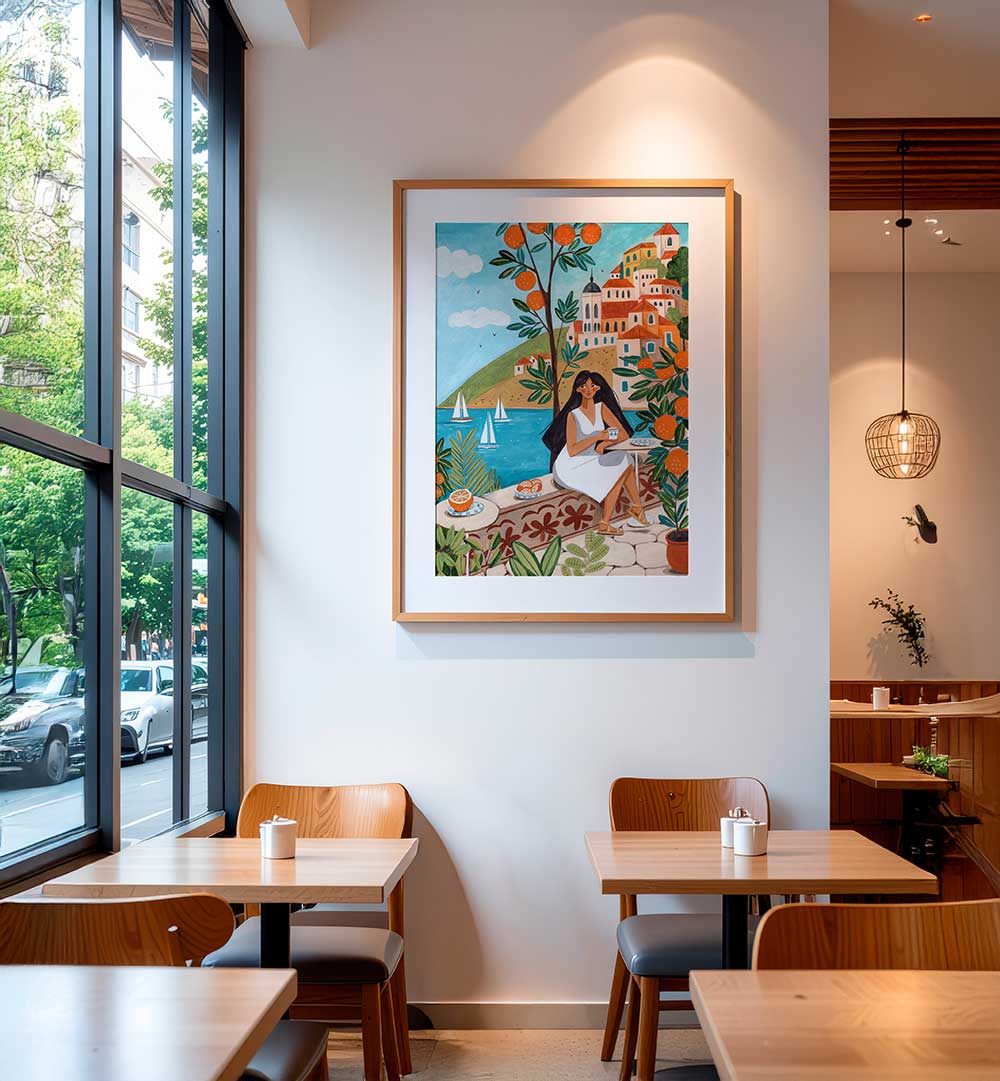 MEDITERRANEAN BLISS , PORTRAITS & FIGURATIVE ILLUSTRATIONS