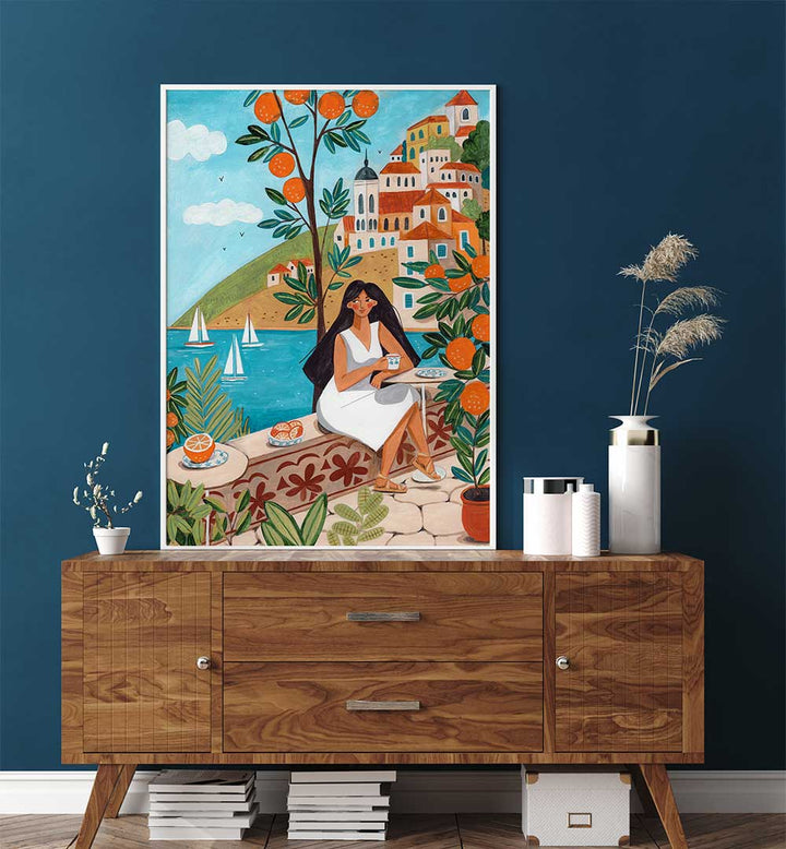 MEDITERRANEAN BLISS , PORTRAITS & FIGURATIVE ILLUSTRATIONS