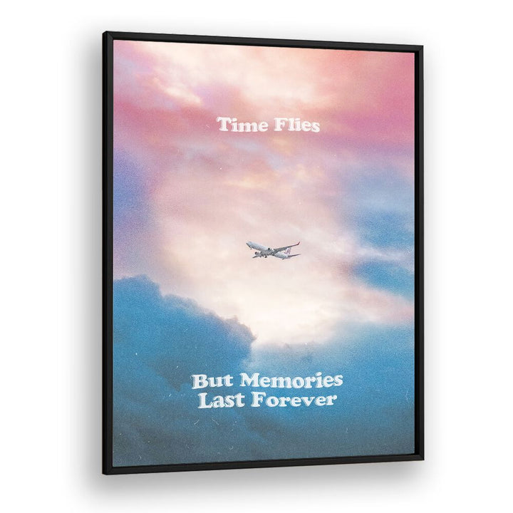 Typography poster featuring "Memories Last Forever, Quotes" in a black frame, adding inspiration to any space.