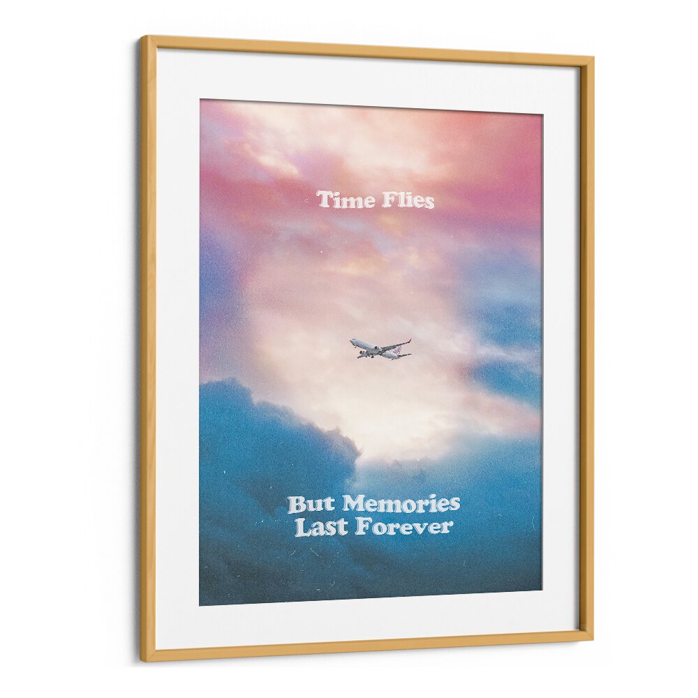 Typography poster featuring the quote "But Memories Last Forever," perfect for inspiring home décor.