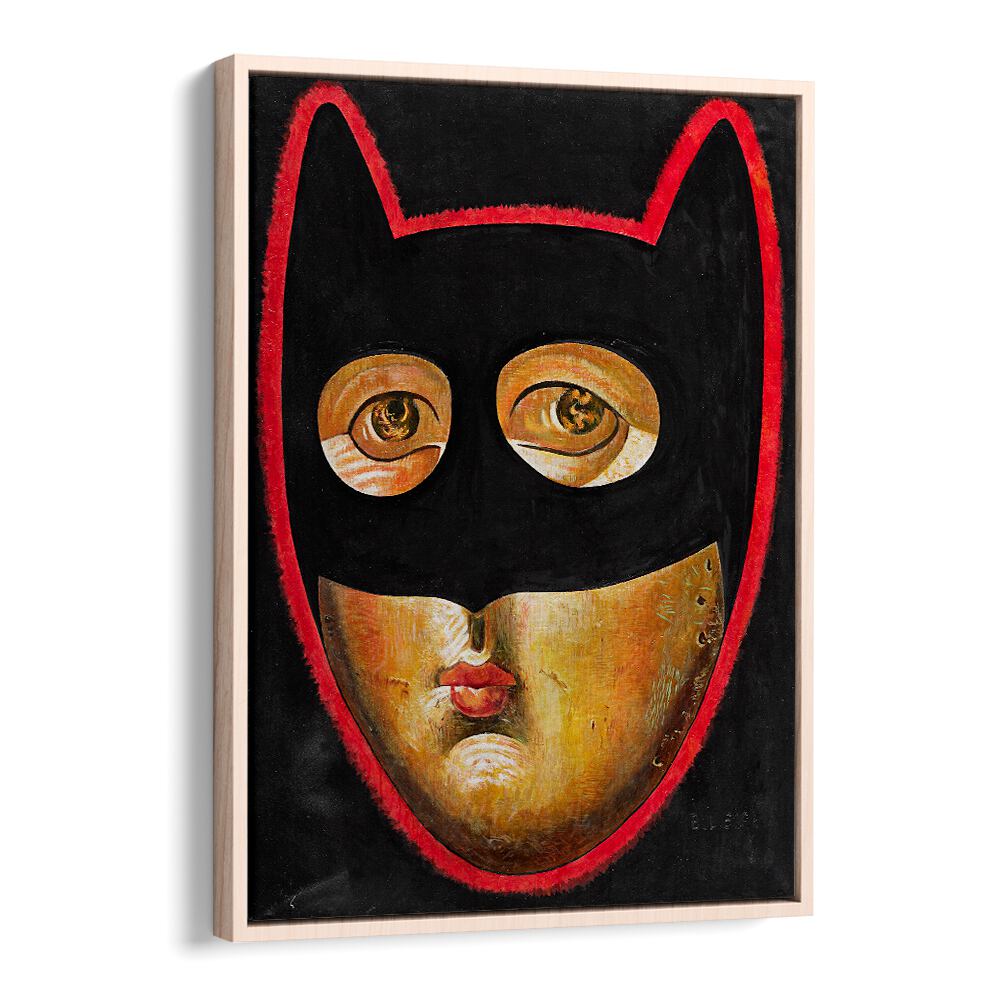 Metacanon iii Pop Art Paintings Pop Art Prints in Oak Wood Floater Frame