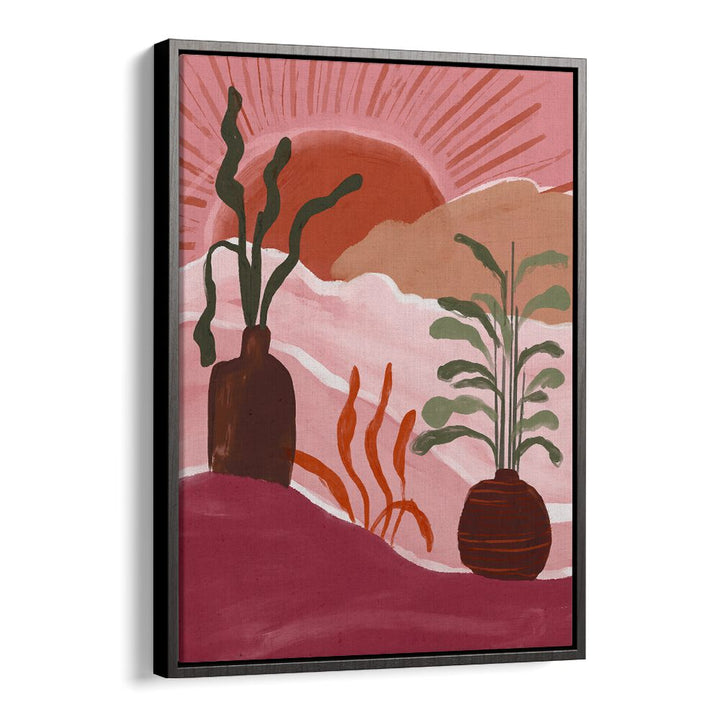 Mexico Vibes I By Treechild Wall Art Prints in Black Floater Frame