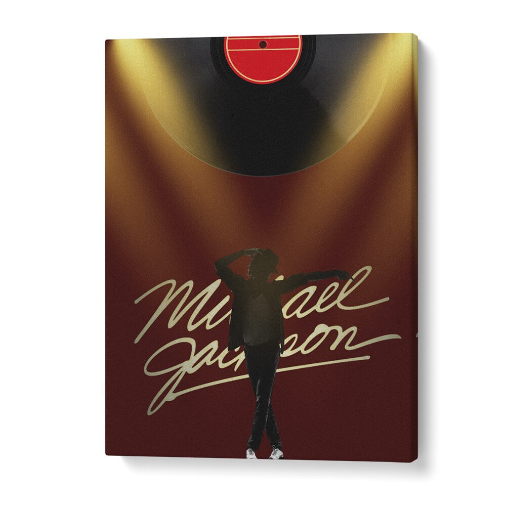 Michael Jackson By Grishma Korjani Movie & Music Posters in Gallery Wrap