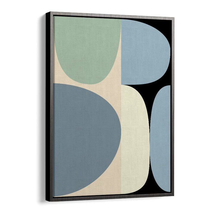 Mid Century Pastel Xvii By Ana Rut Bre Abstract Art Abstract Wall Art in Black Floater Frame