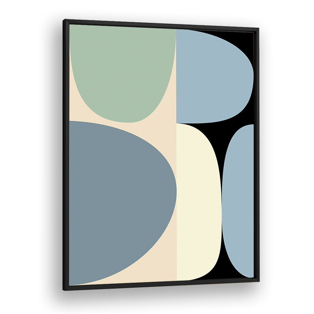 Mid Century Pastel Xvii By Ana Rut Bre Abstract Art Abstract Wall Art in Black Plain Frame